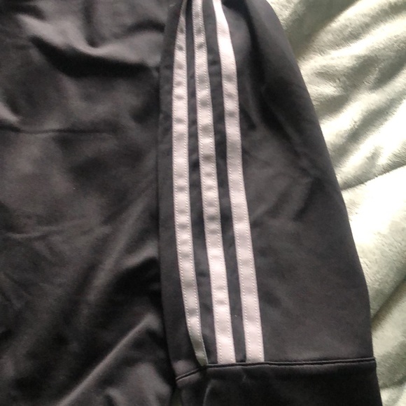 black Adidas Golf Quarter Zip Size Large - Picture 3 of 4